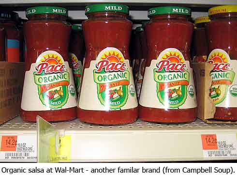 Pace Organic salsa â€“ from Campbell Soups