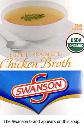Swansonâ€™s chicken broth.