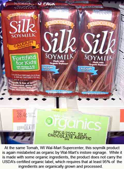 This Silk is not certified organic
